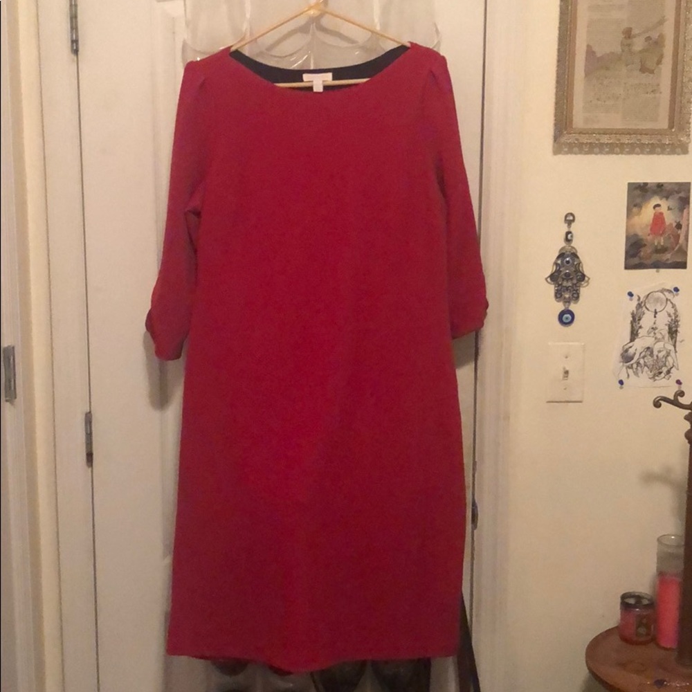 Red Charter Club A-line Dress